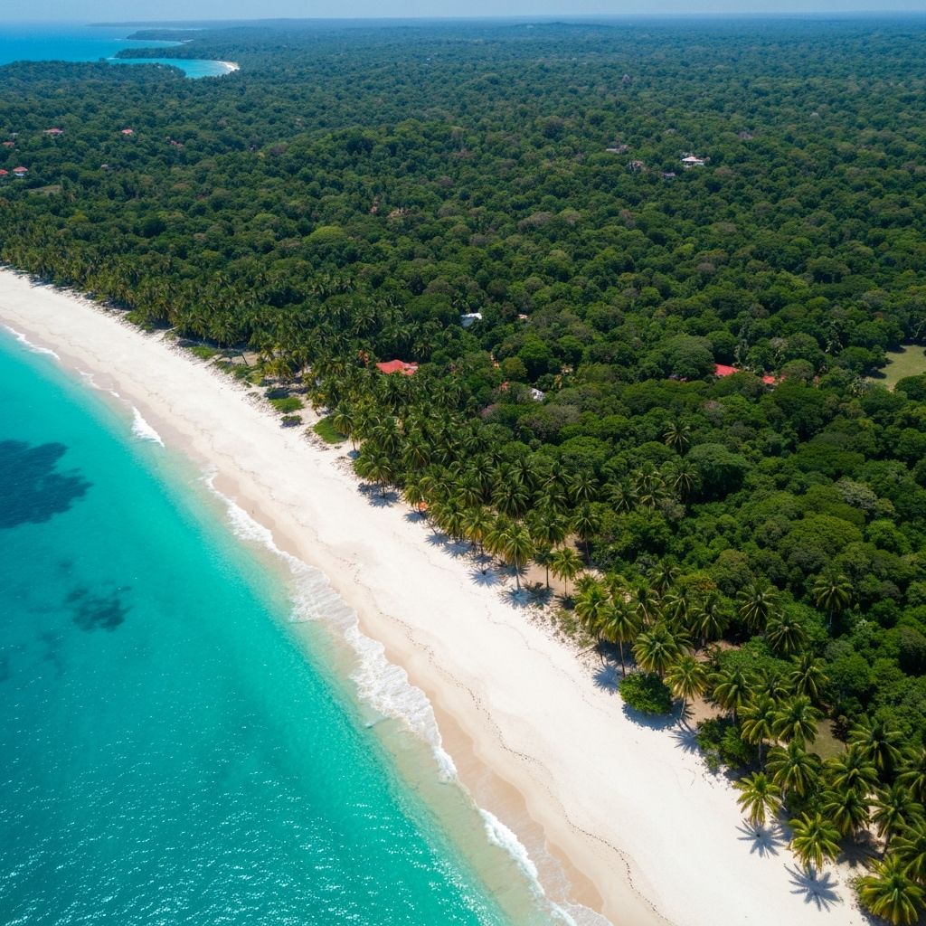 La Guaira beach background